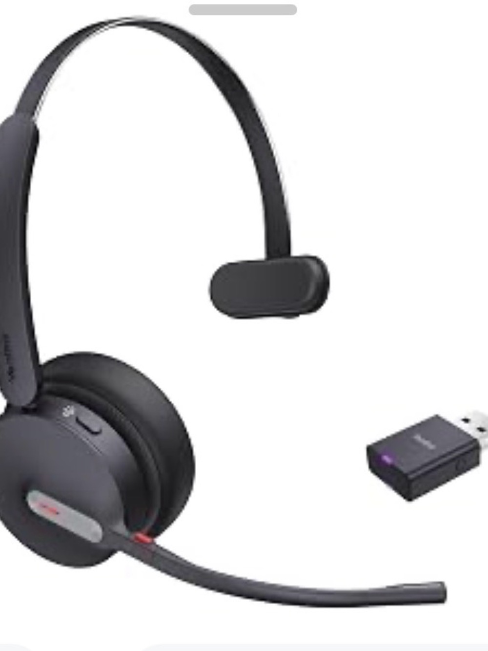 Yealink WH64 Hybrid Mono Teams Headset with Dongle Hybrid